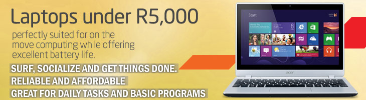Laptops & Notebooks Under R5,000