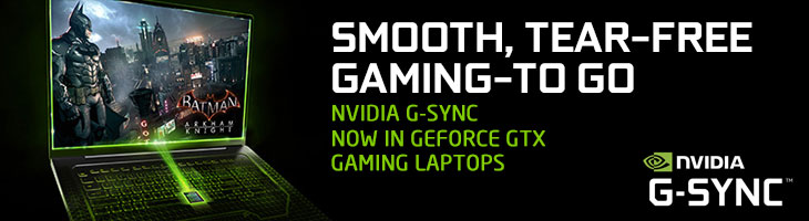 NVIDIA GeForce G-SYNC Gaming Laptops
