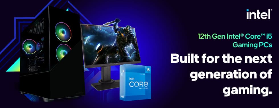 Intel 12th Gen Core i5 Gaming PCs