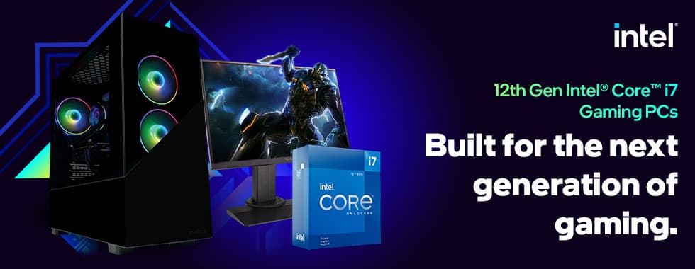 Intel 12th Gen Core i7 Gaming PCs