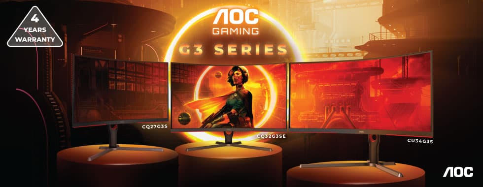 AOC G3 Series Gaming Monitors