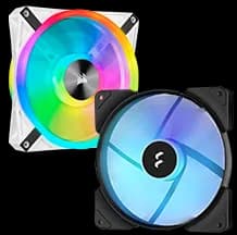 RGB Case Fans Black PC Case Fans White Computer Case Fans