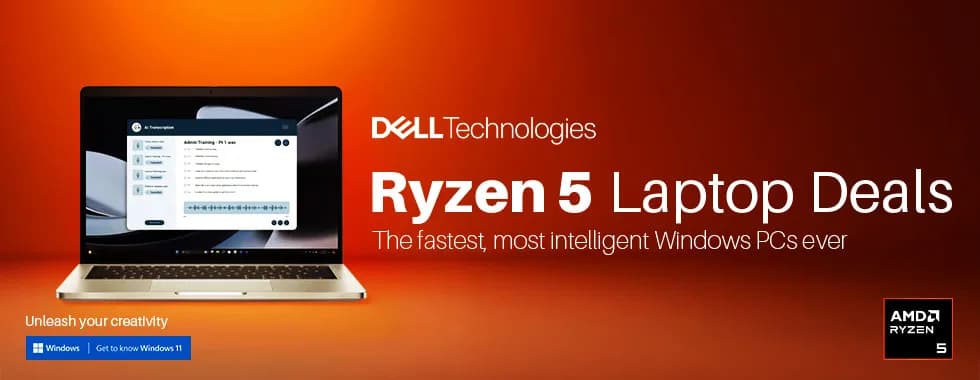 Dell Ryzen 5 Laptop Deals
