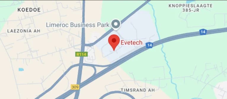 Evetech Location Map