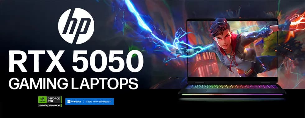 HP RTX 5050 Gaming Laptops