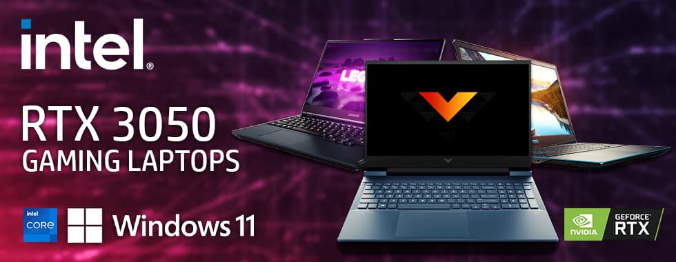 Intel RTX 3050 Gaming Laptops