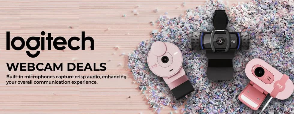 Logitech Webcam - High-Quality Video & Audio