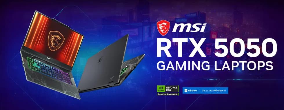 MSI RTX 5050 Gaming Laptops