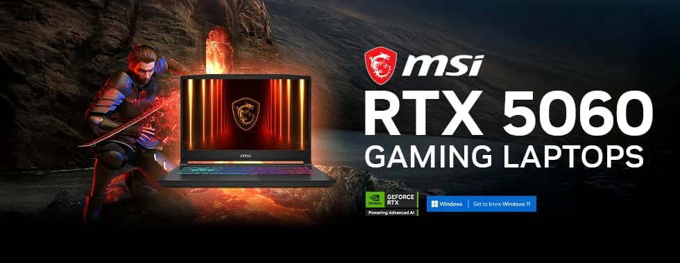 MSI RTX 5060 Gaming Laptops