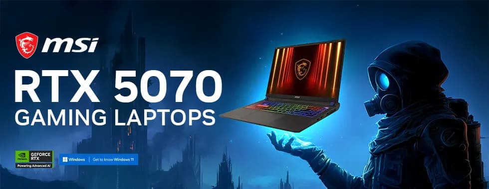 MSI RTX 5070 Gaming Laptops