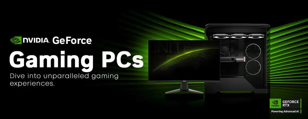 NVIDIA GeForce Gaming PCs