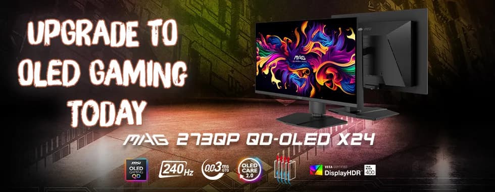 Smooth. Sharp. MSI OLED
