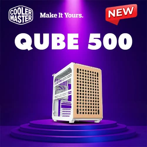 Cooler Master QUBE 500 Flatpack Macaron Edition Gaming Case