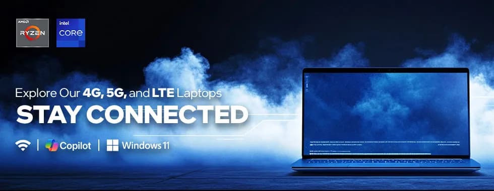 Explore Our 4G, 5G, and LTE Laptops