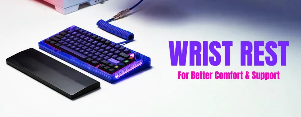 Ergonomic Wrist Rest for Comfortable Typing & Gaming