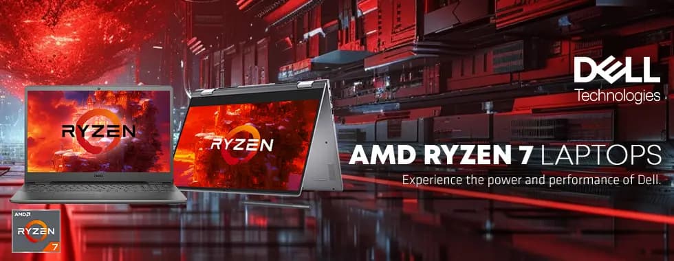 Dell Ryzen 7 Laptop Deals | Powerful Laptops for Gaming & Work