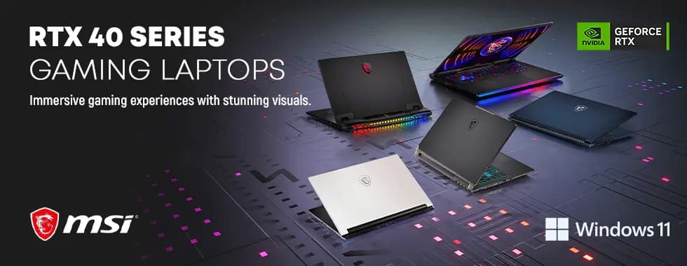 MSI RTX 40 Series Gaming Laptops