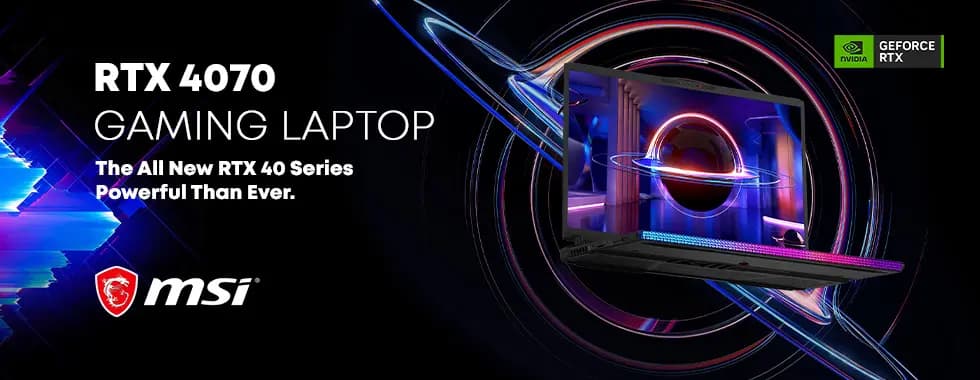 MSI RTX 4070 Gaming Laptop