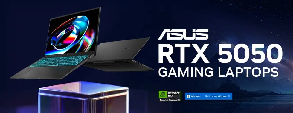Asus RTX 5050 Gaming Laptops