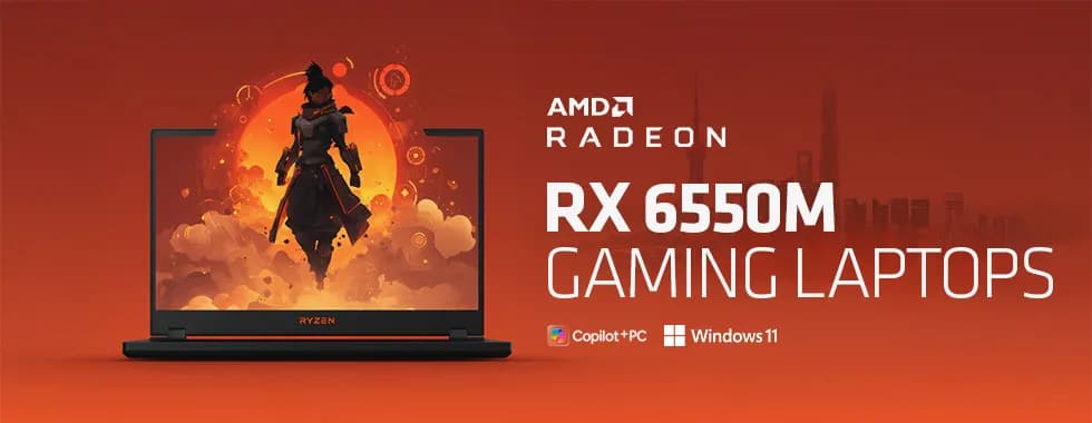 Radeon RX 6550M Gaming Laptops