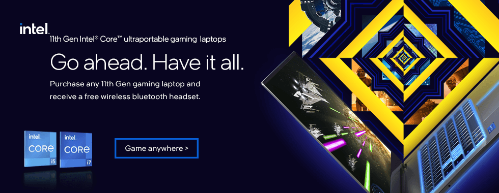 Intel and Monster 11th Gen Laptop Combo Intel and Monster 11th Gen Laptop Combo