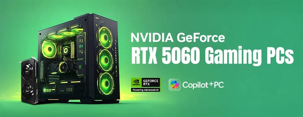 Nvidia GeForce RTX 5060 Gaming PC's