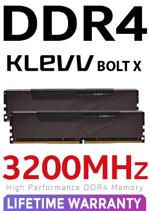 KLEVV BOLT X 16GB 3200MHz