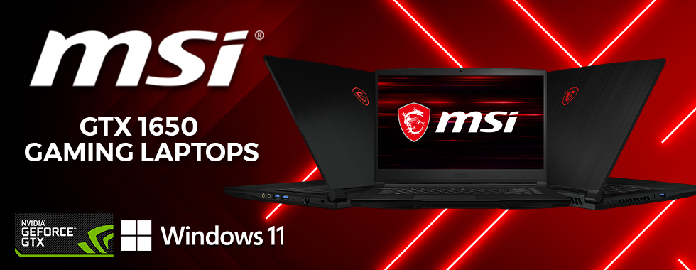  MSI GTX 1650 Gaming Laptop Deals  