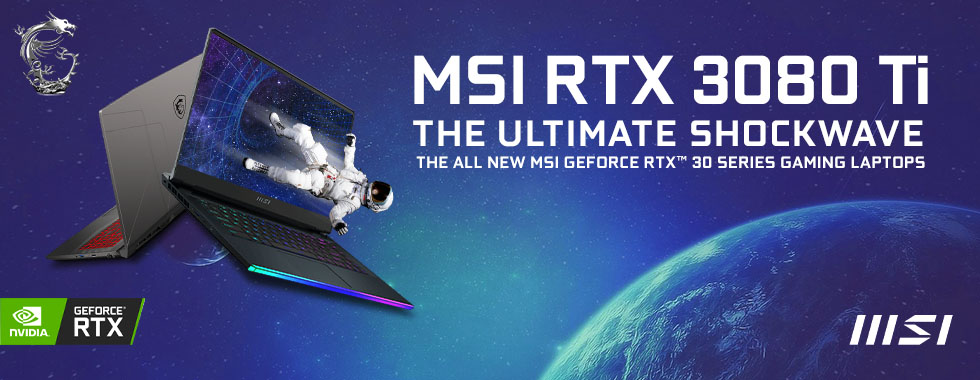  MSI RTX 3080 Ti Laptops