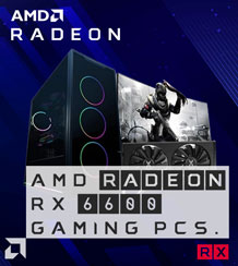 Radeon RX 6600 Gaming PCs
