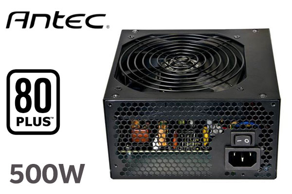 Antec VP500P 500W 80+ Efficient Continuous Power Silent Power Supply