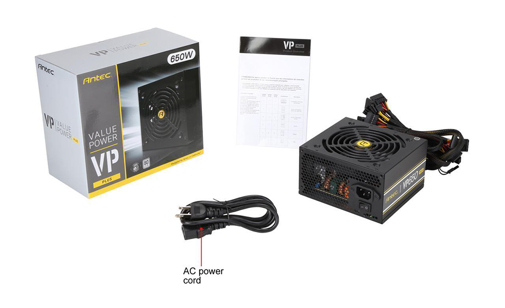 Antec VP650 Plus Power Supply