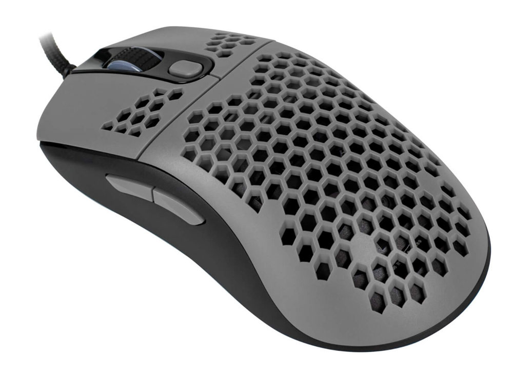 Arozzi Favo Ultra Light Gaming Mouse - Black/Grey