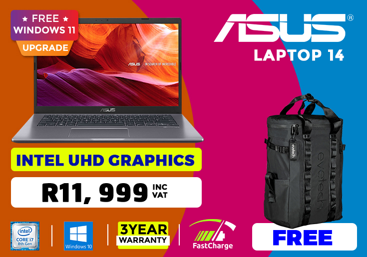 ASUS Laptop 14 X409FA i7-8565U 8GB RAM 512GB SSD
