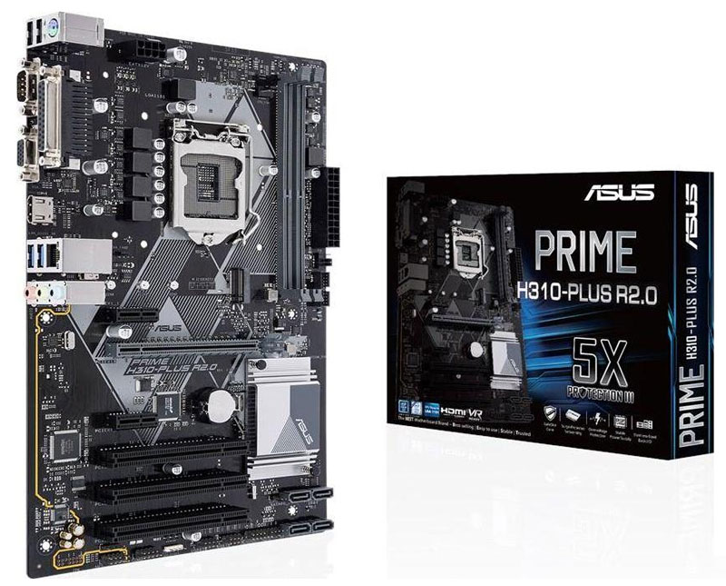 ASUS PRIME H310-PLUS R2.0 Intel Motherboard - Best Deal - South Africa