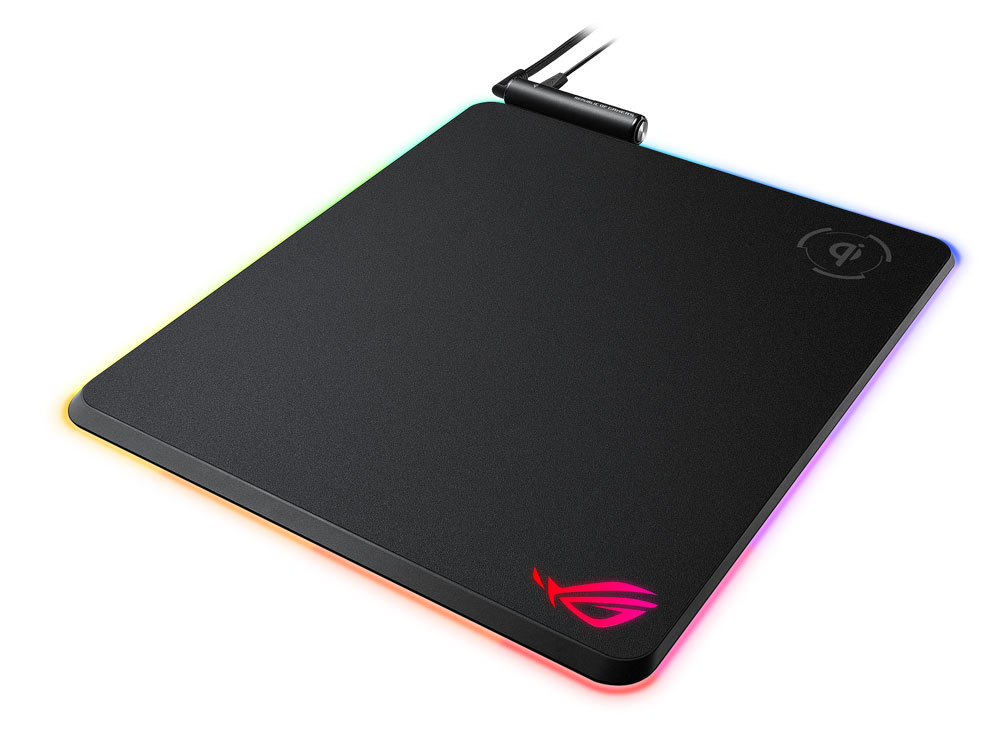 ASUS ROG Balteus Qi wireless RGB gaming mousepad