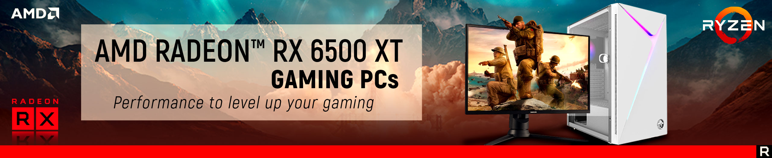 AMD Radeon RX 6500 Gaming PCs