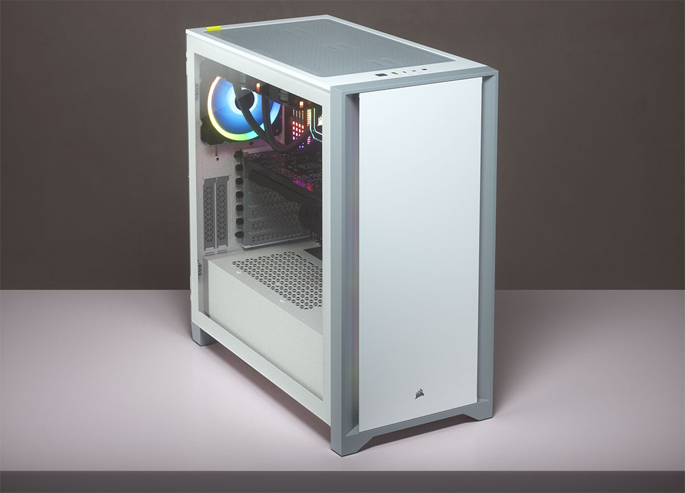 Corsair 4000D Gaming Case - White