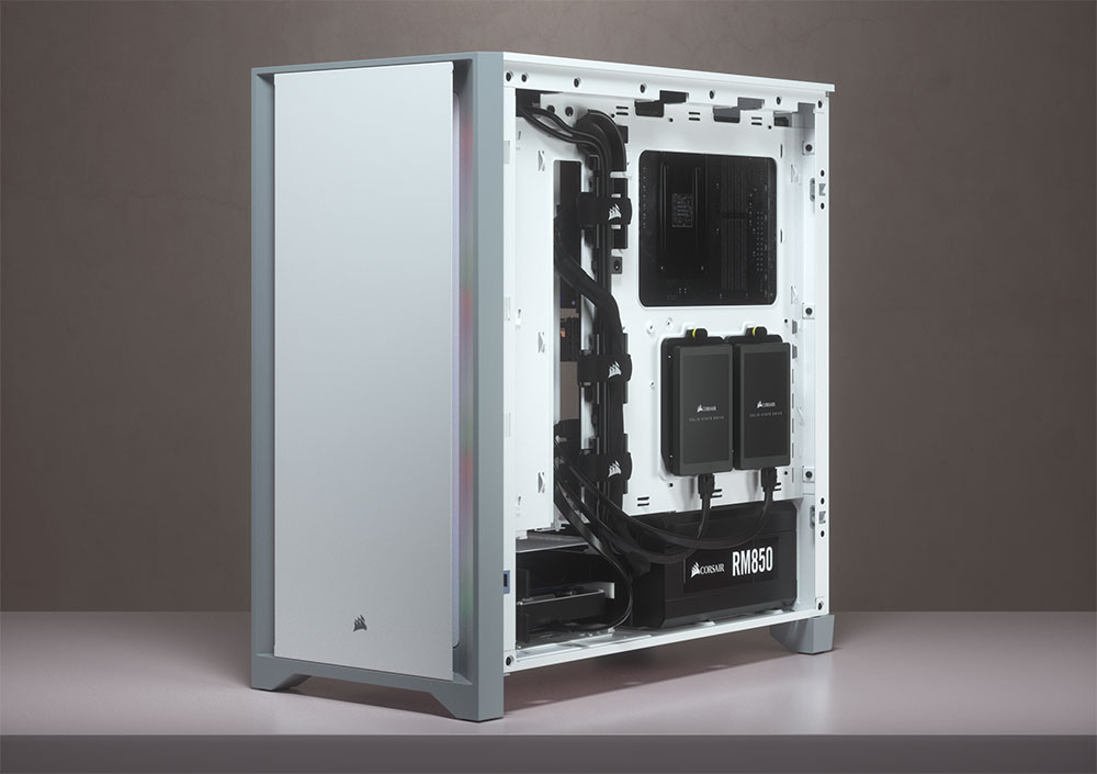 Corsair 4000D Gaming Case - White
