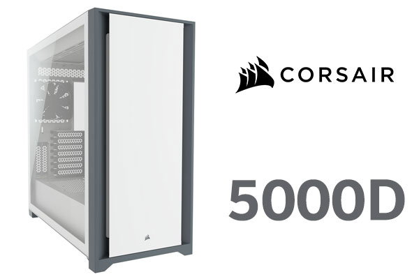 Corsair 5000D Gaming Case - White