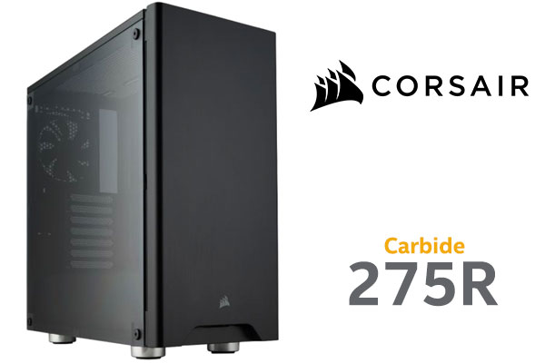 Corsair Carbide 275R Tempered Glass - Black
