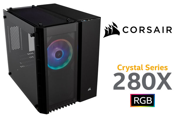 Corsair Crystal Series 280X RGB Black Gaming Case