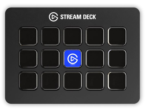 Elgato Stream Deck MK.2 White – Studio Controller, 15 macro keys, trigger  actions in apps and software like OBS, Twitch, ​ and more, works  with