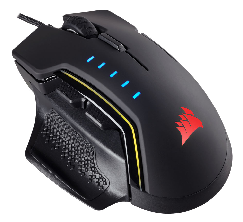 Corsair Glaive RGB  Black Optical Gaming Mouse - OPEN BOX