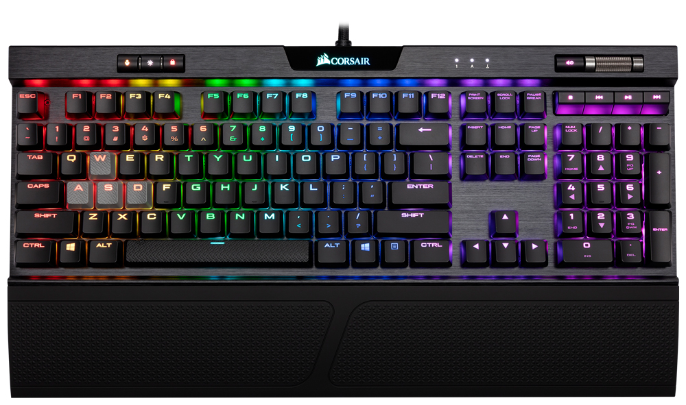 Corsair K70 MK.2 RGB LP Gaming Keyboard - Cherry MX Speed
