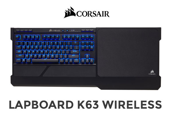 Corsair Lapboard For K63 Wireless Gaming Keyboard