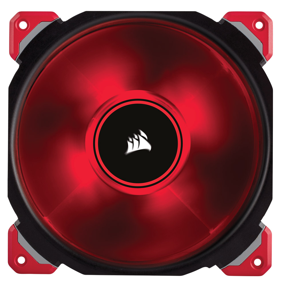 Corsair ML140 Pro 140mm LED Case Fan - Red