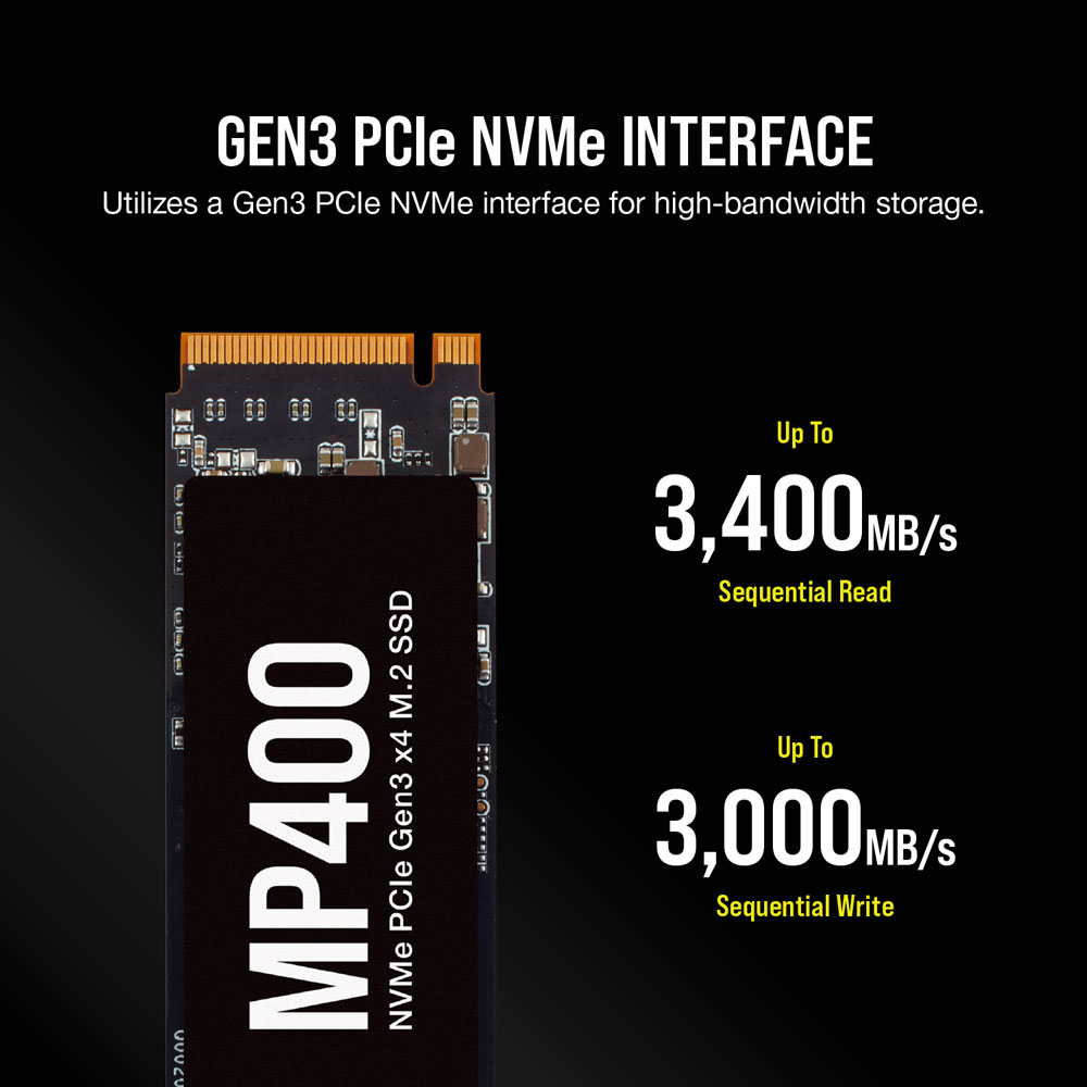 Corsair MP400 8TB NVMe PCIe M.2 SSD