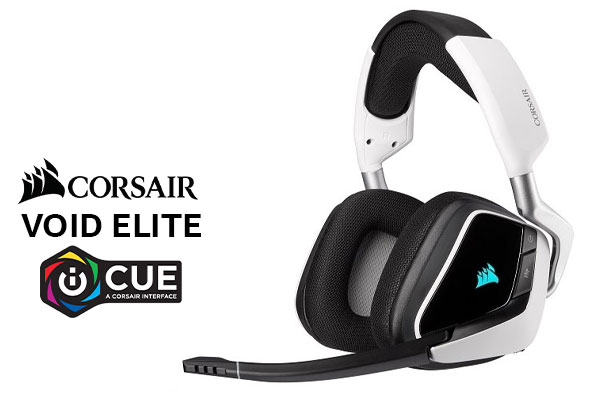 Corsair VOID Elite RGB 7.1 Wireless Gaming Headset - White