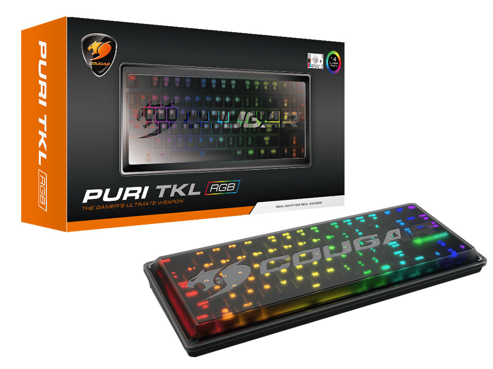 Cougar PURI TKL RGB Mechanical Keyboard - Red Switch
